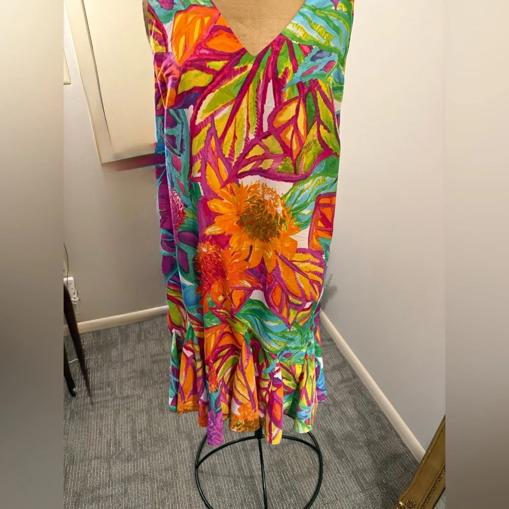 Ralph Lauren Multicolor Floral Dress - Picture 4 of 10